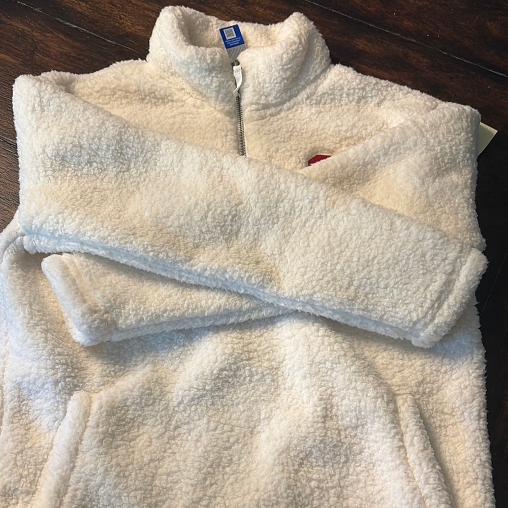 Oklahoma Sooners Top of the World women's Sherpa quarter zip pullover jacket - Picture 4 of 9